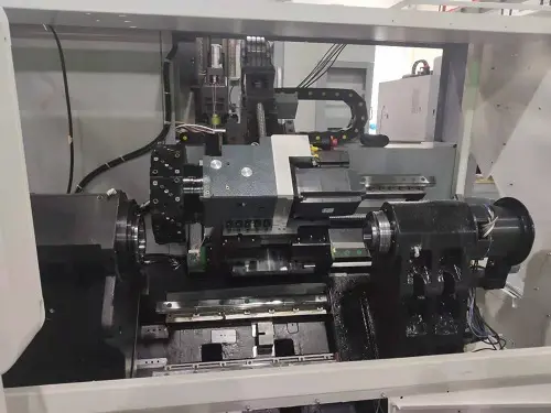 CNC580D Double Spindle Y axis CNC Turning Center