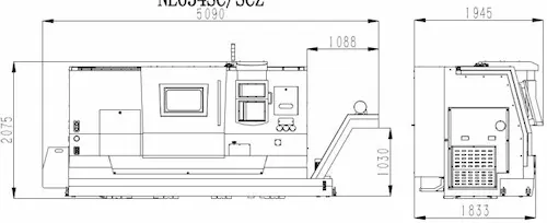 ST634SCZ Inclined Bed CNC Lathe