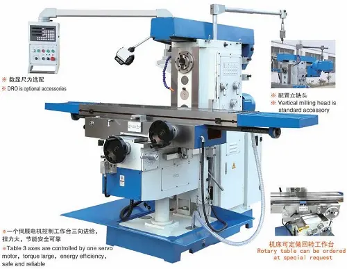 UHM36 Over Arm Universal Knee Milling Machine