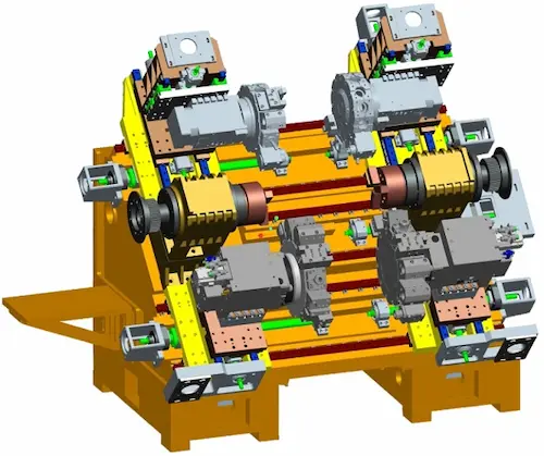 FP-500STTYY 45° Turning Center Base Frame