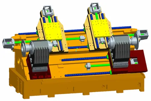 FP-630ST Slant bed Turning Center Basic Cast Frame