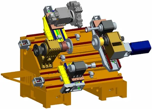 FP-500STM 45° Turning and Grinding Center Basic Frame