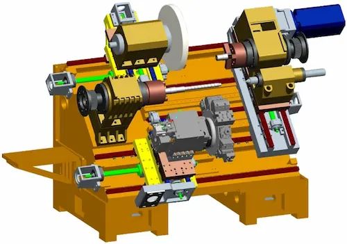 FP-500STRM 45° Turning and Grinding Center Frame