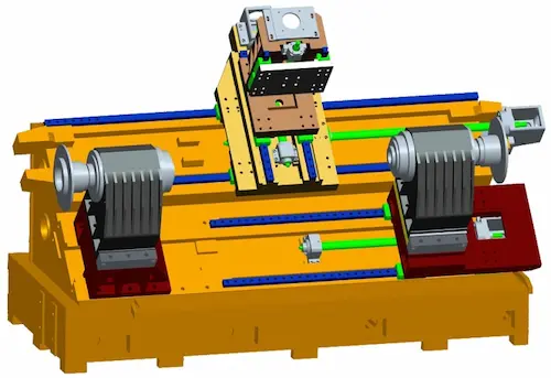 FP-630SY 45° Slant bed Turning Center Basic Cast Frame