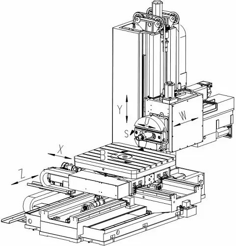 TK110A CNC Horizontal Boring and Milling Machine