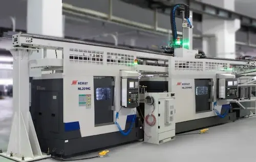NLT322SY Double turret double spindle Turning Center